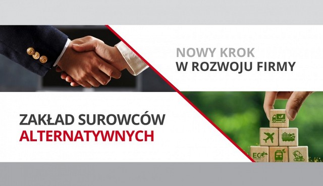 Nowy dział handlowy – Zakład Surowców Alternatywnych